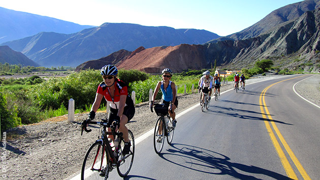 Circuit cyclotouriste en Argentine
