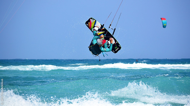 kite au Cap Vert à sal santa maria