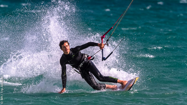 Coaching kitesurf à Tarifa avec un nouvel agent Trip Adékua