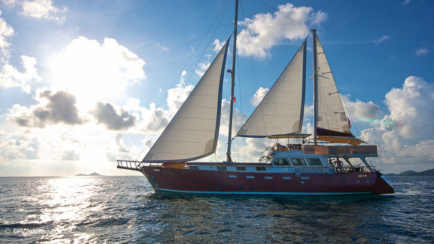 superbe bateau pour votre crosière plongée aux Seychelles
