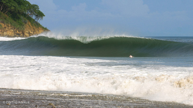 vague de surf au nicaragua a popoyo