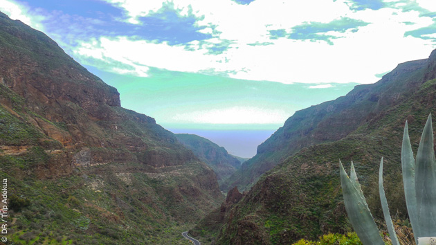 Magnifiques paysages variés traversés par votre trek à Gran Canaria